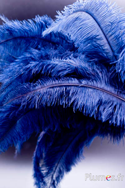 Autruche - 32-42 cm - gris clair-bleu nuit
